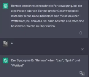 Wenn-Dann-Prompt Technik.